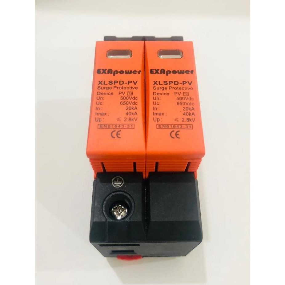 Surge Arrester Dc 2P 500V / Pv Spd Dc 500V / Anti Petir Dc