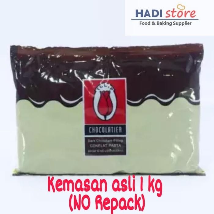 

NEW! TULIP FILLING COKLAT ISIAN ROTI, COKLAT PASTA 1 KG (KEMASAN ASLI)