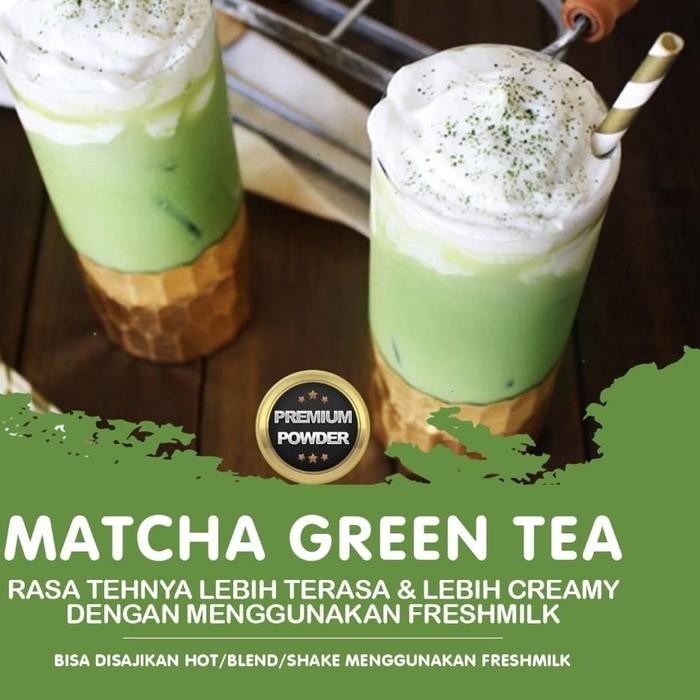 

NEW! GREEN TEA PREMIUM 1KG BUBUK TERLARISSS 1KG