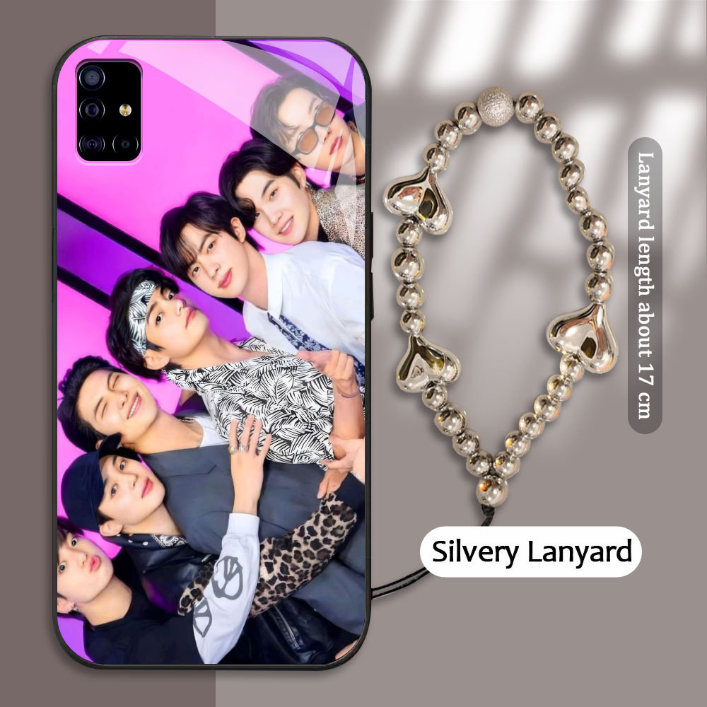 Tempered Glass case For Samsung Galaxy M40S A51 A52 A52S A31 A315F A32 A33 A34 A53 A54 A55 A53S A73 