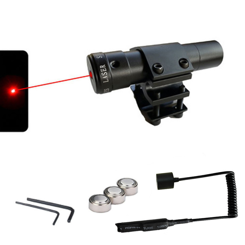 Red Laser Ar 15 Sight Universal Tube Clip Hunting Sight Glock Accessories Small Laser Sight Red Dot