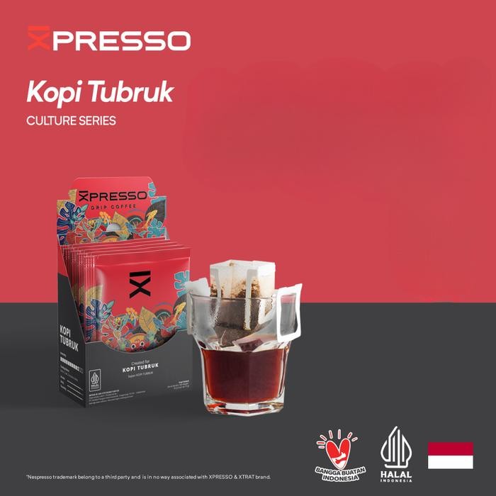 

Ready- Xpresso Drip Bag Coffee - Kopi Tubruk - Kopi Drip 5 Pcs #Gratisongkir