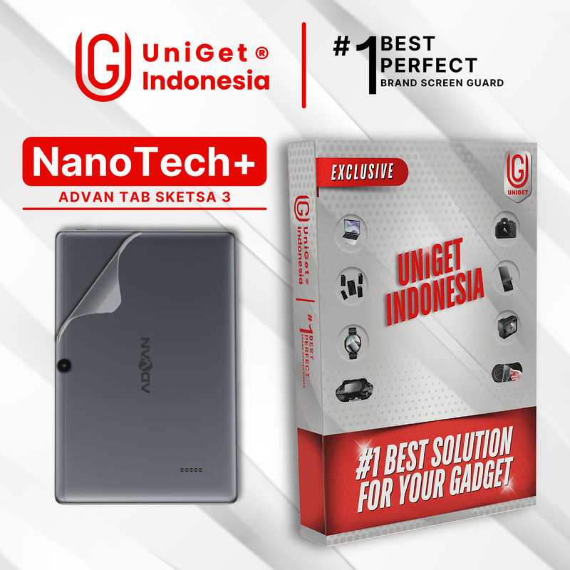 UniGet EPU BIO GENESIS Hydrogel for ADVAN Tab Sketsa3 / Back Cover Guard Protector (Nanotech+ 100% R