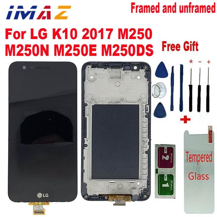 IMAZ Original 5.3‘’ LCD For LG K10 2017 LCD Display Touch Screen Digitizer Assembly For M250 M250N M