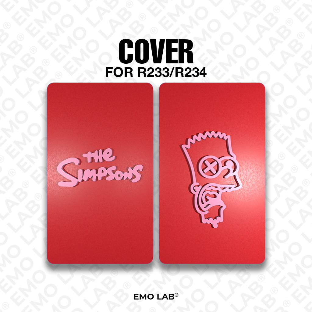 SIMPSONS RED PINK BACKDOOR 3D PRINT R233/R234