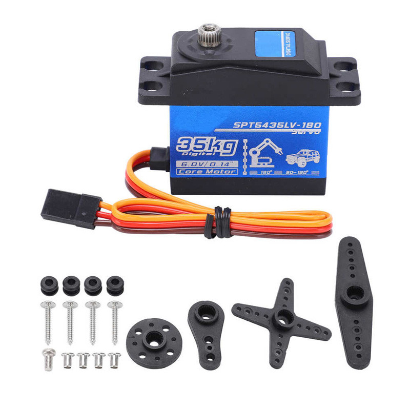 SPT Servo SPT5435LV-180 35KG Large Torque Metal Gear Standard Digital Servo WaterProof For RC Robot 