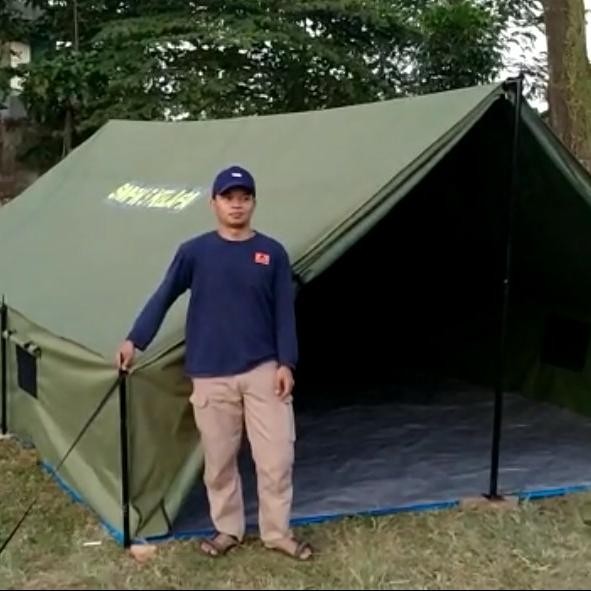 Tenda pramuka 4x6 D300