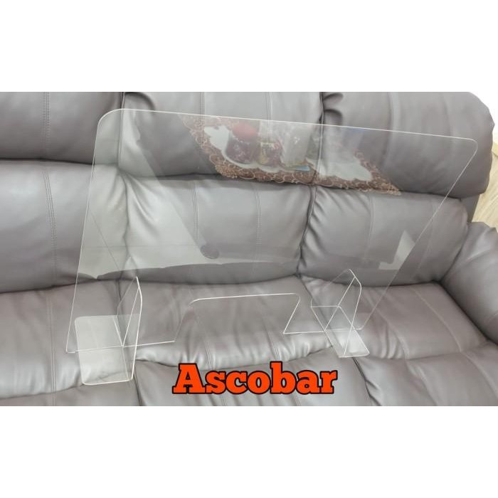 

Sekat Acrylic 3Mm 150 X Tinggi 60Cm Meja Partisi Teller Kasir Bisa Lem