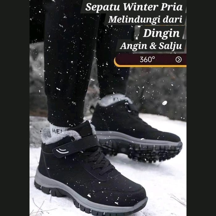 Sepatu Boots Pria Musim Dingin / Winter Snow Boots 028