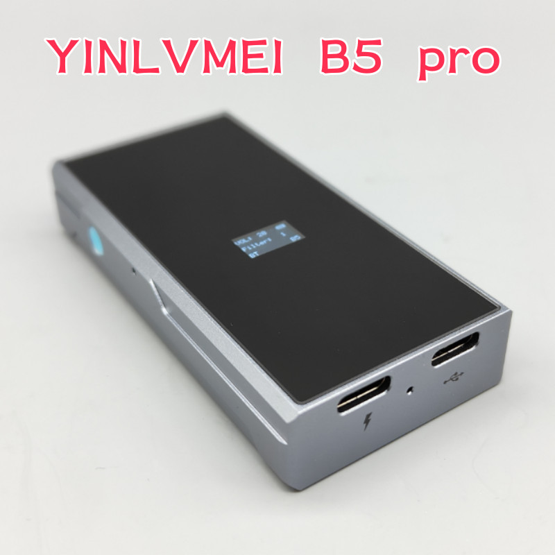 YINLVMEI B5 pro, Bluetooth USB decoding earbuds LDAC, 9039, 4.4LO output, independent volume UHCYM