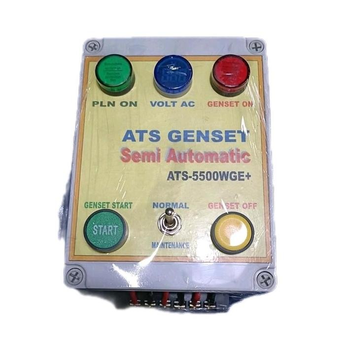 Terlaris Ats Genset Otomatis Type Ats-5500Wge Pemindah Saluran Listrik Otomatis
