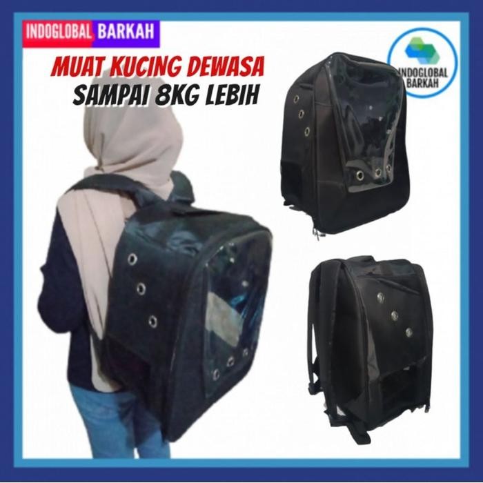 Tas Kucing Anjing Ransel Astronaut Transparan Besar Pet Cargo Unik