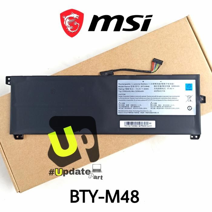Baterai Msi Modern Ps42 8Rc 8Ra 8Mo Ps42 8250U Bty-M48 4Icp5/41/119