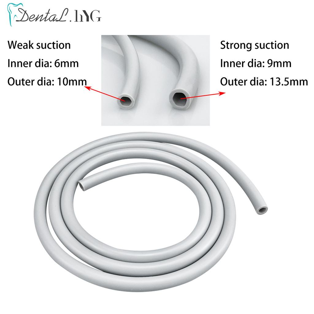 Dental Saliva Ejector Tubing Hose Dental Suction Tube With Tip Adaptor Se/Hve Detachable For Dental
