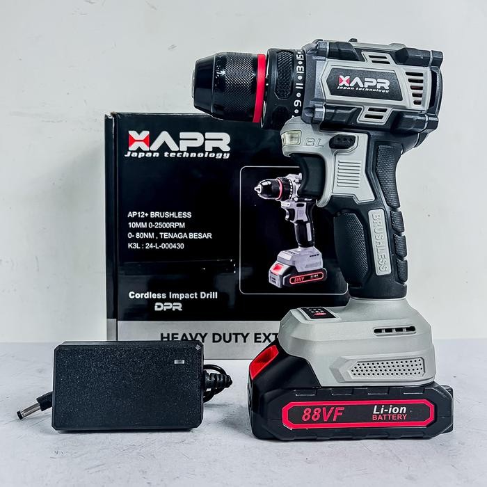 Promo Bor Cordless 36V Gtools Eropa Gt03 Impact Drill Mesin Bor Bater