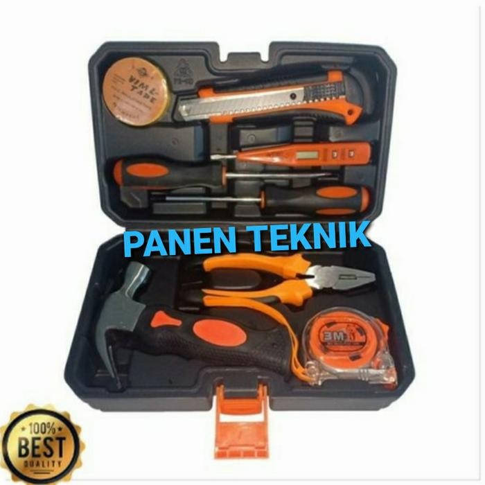 Tool Kit Set Jld Alat Perkakas 9 Pcs Hand Tools
