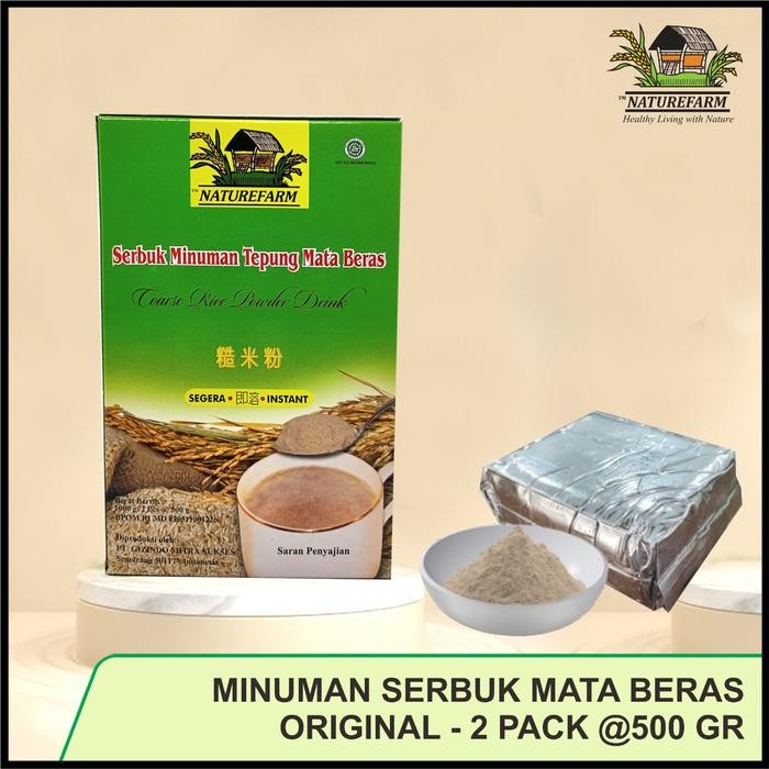 

(Rdm) - Minuman Tepung Mata Beras Nature Farm ( Naturefarm ) - Original