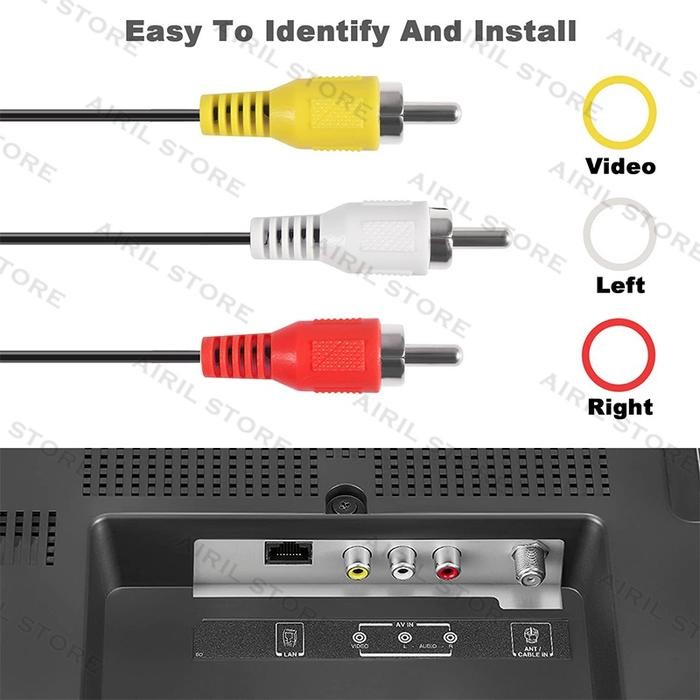 (Expert) Kabel AV ps2 / Kabel AV ps3 / Kabel ps ke tv / kabel RCA