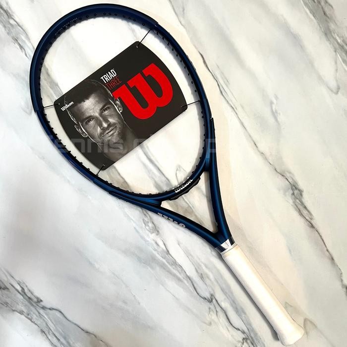 Raket Tenis Wilson Triad Three 264gr/Tennis Racket Wilson Original Blue