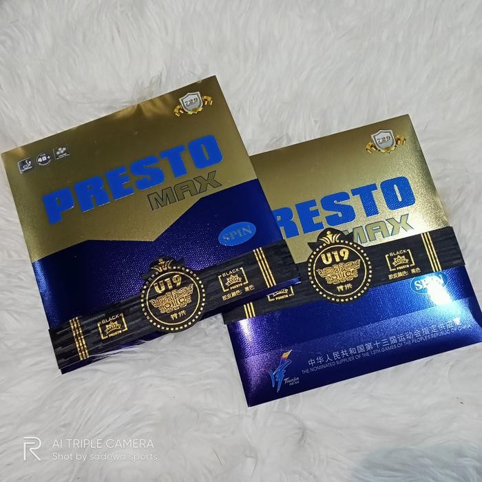 Jual Karet Bat PINGPONG TENIS MEJA Friendship 729 PRESTO SMAX SPIN