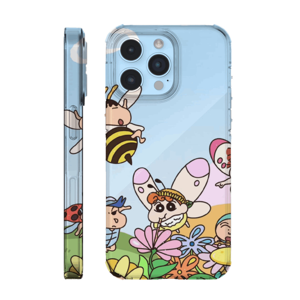 Hardcase Motif Shincan jadi Lebah  Iphone Xr Iphone 16 pro Iphone 11 Iphone 14 Plus Iphone 13 pro Ca