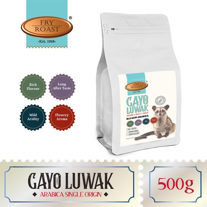 

Kopi Arabika Gayo Luwak Liar 500 Gram Biji Dan Bubuk