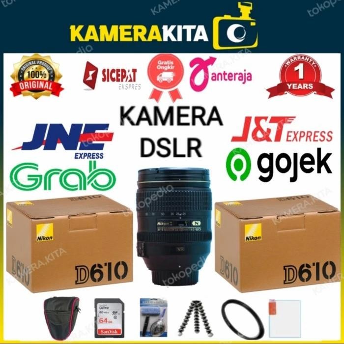 4JLF Nikon D610 Body Only / Kamera Nikon D610 Body Only / Nikon D610 Body