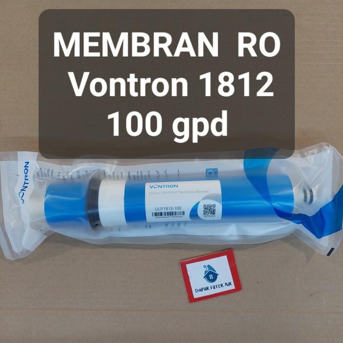 Membran Ro Vontron 100 Gpd / Vontron Ulp 1812- 100 Reverse Osmosis Ro