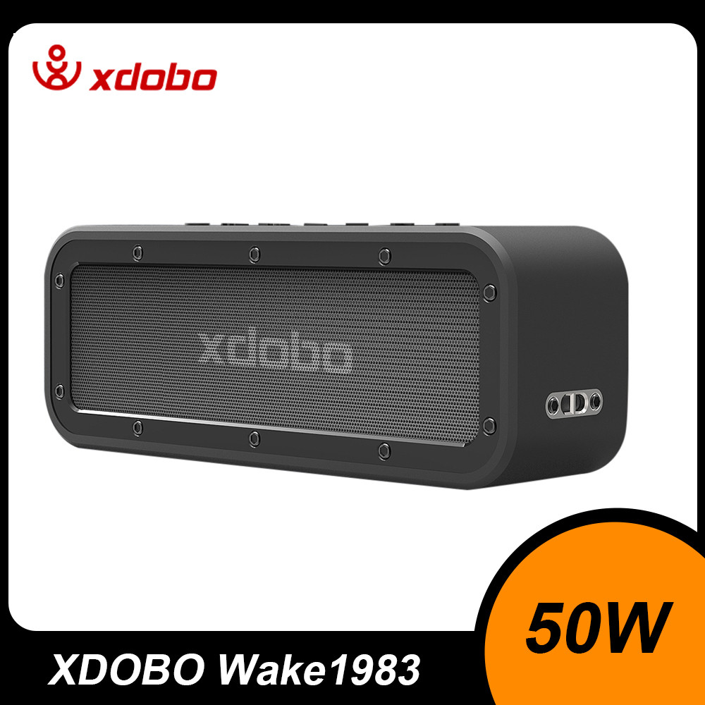 XDOBO Wake1983 Portable 50W Bluetooth-Compatiable Speaker Wireless Waterproof Subwoofer Stereo Surro