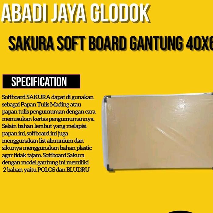 

Soft Board Gantung 40X60