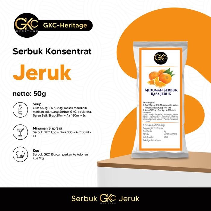 

NWFK Bubuk Minuman Sirup Orange / Concentrate Syrup Powder (50G)