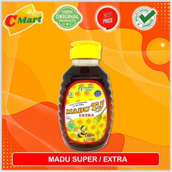 

8SXE Madu Tj Super 500Gr - Madu Tj Extra 500Gr - Madu Murni Mengandung Royal Jelly Dan Bee