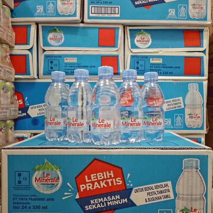 

8SXE *Bintara* Le Minerale Botol Mini Kecil 330Ml X 24 1 Dus Lemin Bekasi
