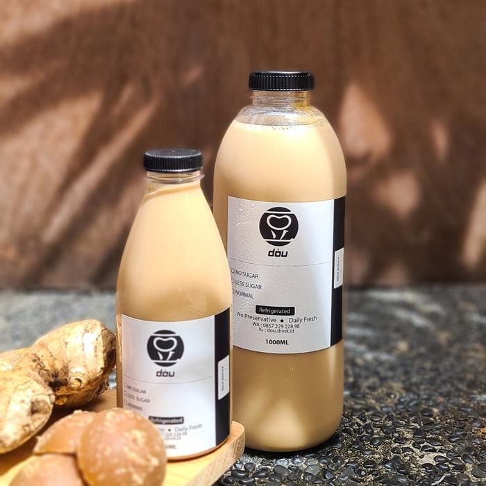 

8SXE Susu Kacang Kedelai Jahe Merah / Red Ginger Soya Jahe Murni Gula Aren