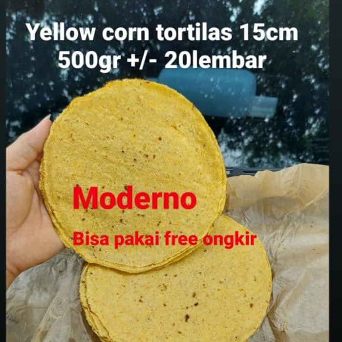 

Ready Yellow Corn Tortilla / Corn Tortila 15Cm 500Gr / Tortilla Jagung