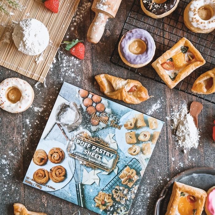 

Ready Puff Pastry Sheet / Adonan Siap Lipat 88 X 22 Cm