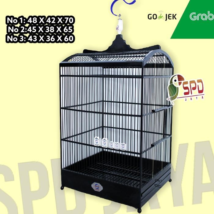 Sangkar Ebod Kotak Hitam (Tersedia No 1 / 2 / 3 )