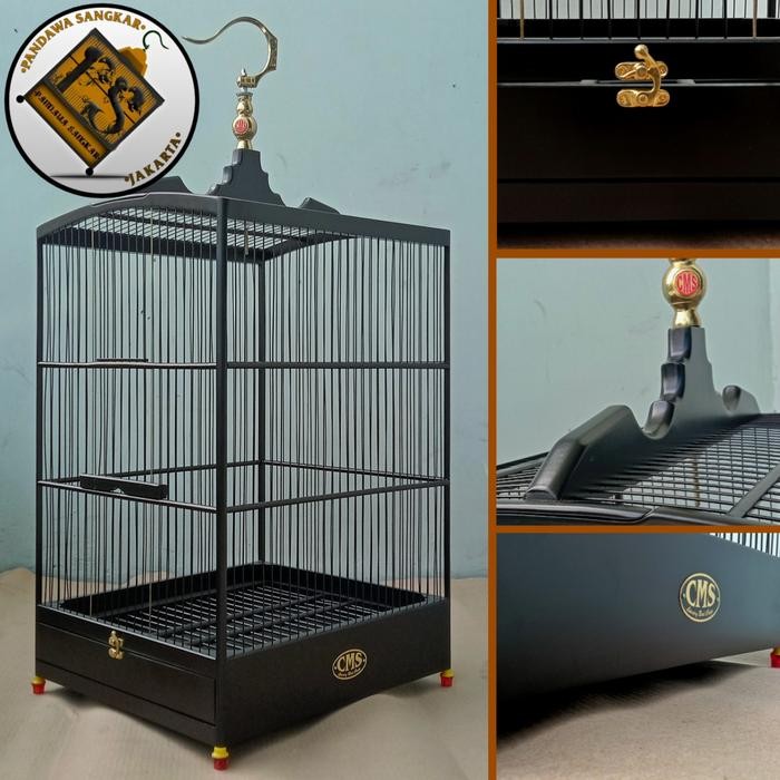 Sangkar/Kandang Kotak Cms Blackdoff No 2 Jeruji 1Mm