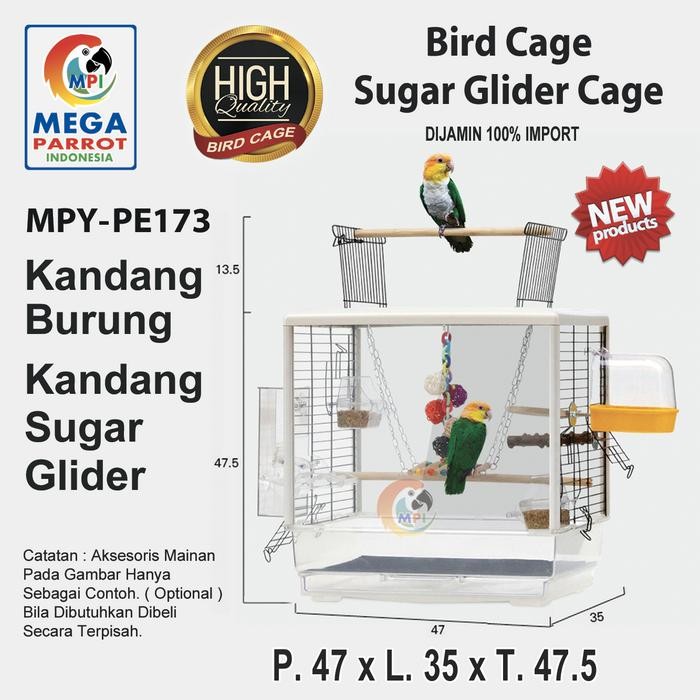 Kandang / Sangkar Burung Atau Sugar Glider Ukuran Kecil Mpy-Pe173