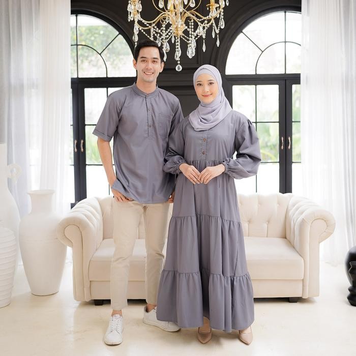 Kalsandfrey Arundaya Family Set Gamis Koko Kembar Sekeluarga
