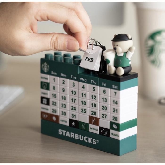 

ASLI KALENDER STARBUCKS BEARISTA PEPERTUAL CALENDAR LIMITED READY STOCK
