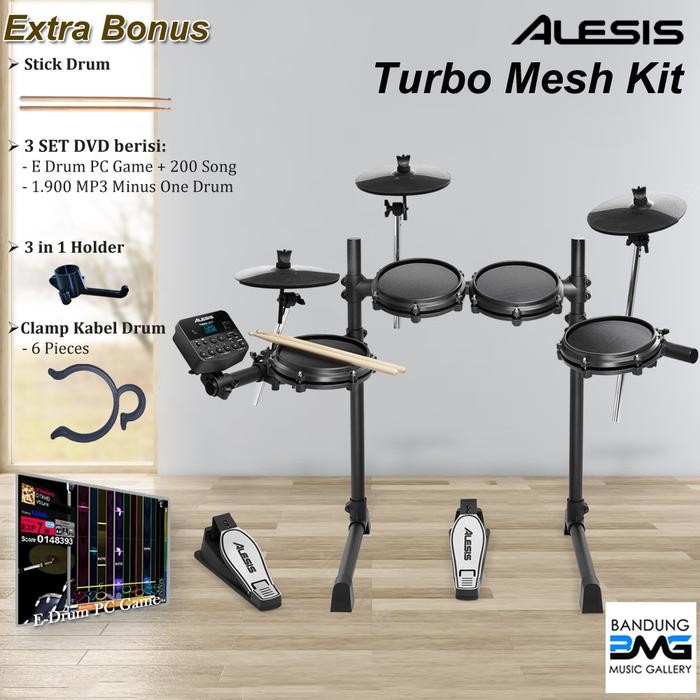 Alesis TURBO MESH KIT Electric Drum Set - Drum Elektrik Alesis