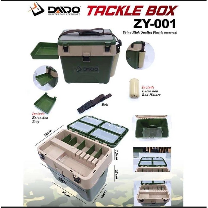 DAIDO BOX, TACKLE BOX ZY-001