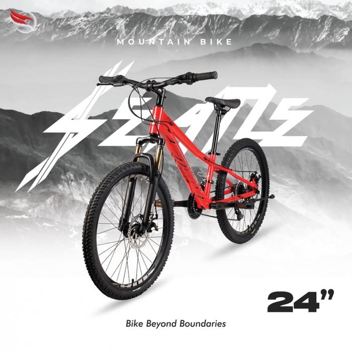Sepeda Gunung MTB Remaja Alloy 24 Element Seatle