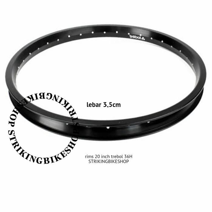 RIMS VELG SEPEDA BMX 20 NOLEB TREBOL 36H
