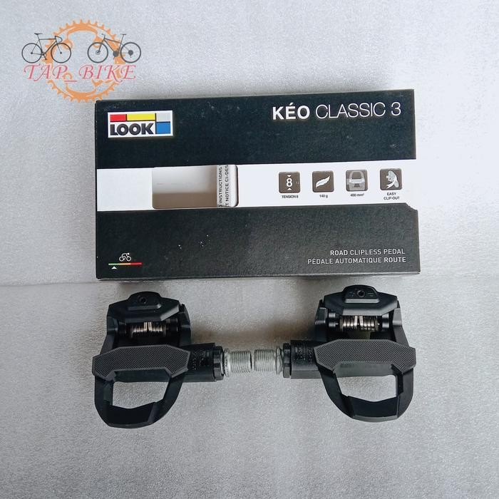 Pedal Look Keo Classic 3 Black - Pedal Sepeda Balap Road (Pedal Only)