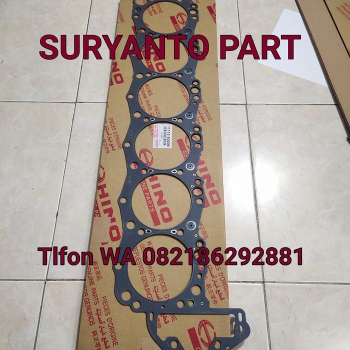TERLARIS Packing Head Gasket Cylinder Head 11115-E0200 Hino Lohan 500 J08E J08C