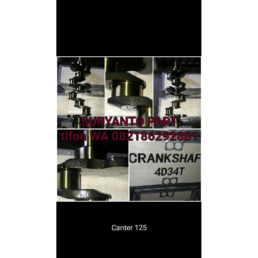 TERLARIS KRUK AS CRANKSHAFT TOYOTA DYNA 130HT 125HT BARU