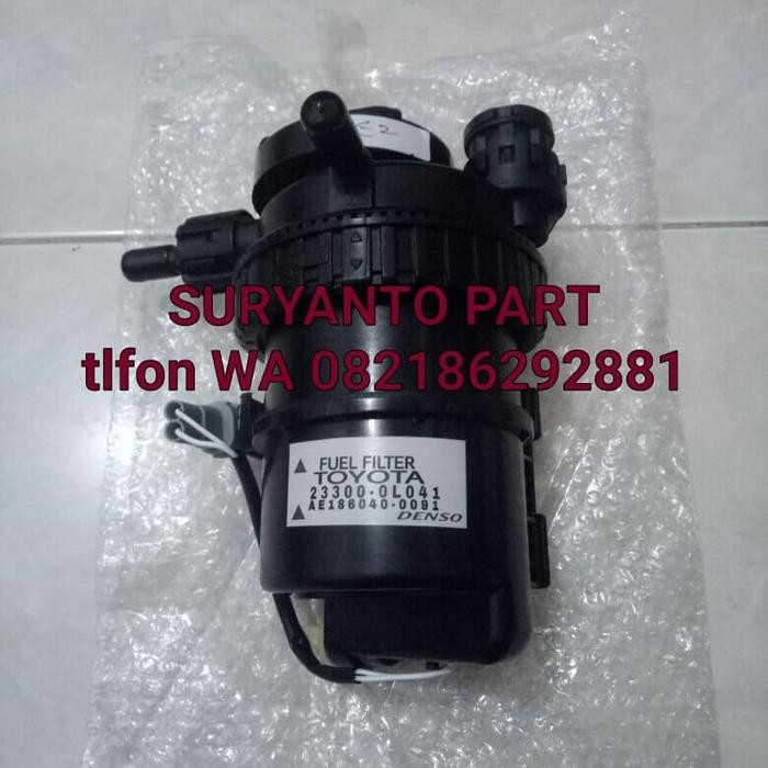 TERLARIS RUMAH FUEL FILTER ASSY DIESEL TOYOTA INNOVA/FORTUNER/HILUX(ORIGINAL)