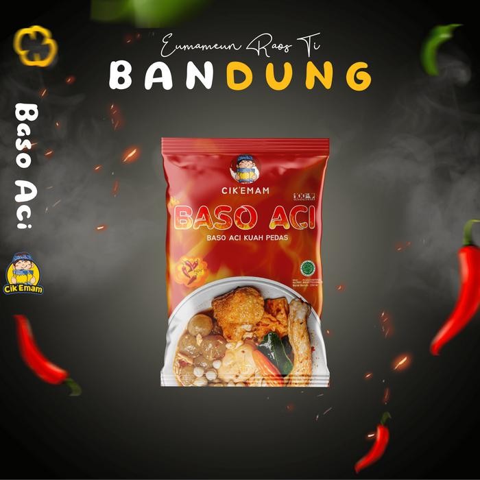 

Cikemam - Baso Aci Boci Gurih Pedas Halal Food Kuah Instan Makanan Seblak Ayam Mie Bawang Soto